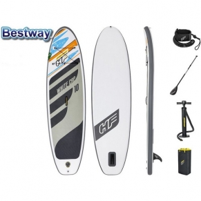 Bestway - Надуваем SUP борд 10 инча, 3.05x84x12 cm, с гребло, помпа, лиш и раница за съхранение в комплекта